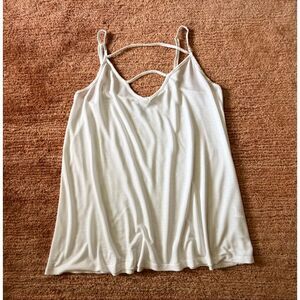 ASOS White Strappy Back Cami Top Size US 6